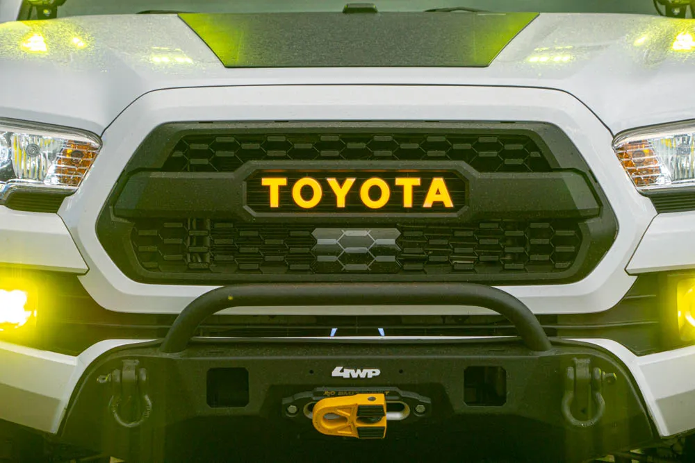 TRD Pro Grille with LED Light up Letters for 3rd Gen Tacoma - Install ...