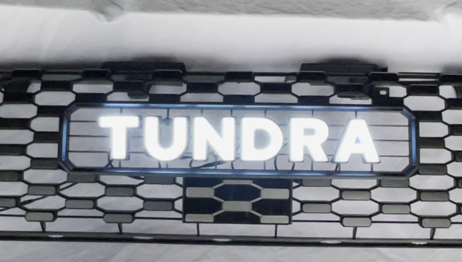 RGB LED Light Up Letters Compatible with 2014-2021 Tundra Aftermarket Grille