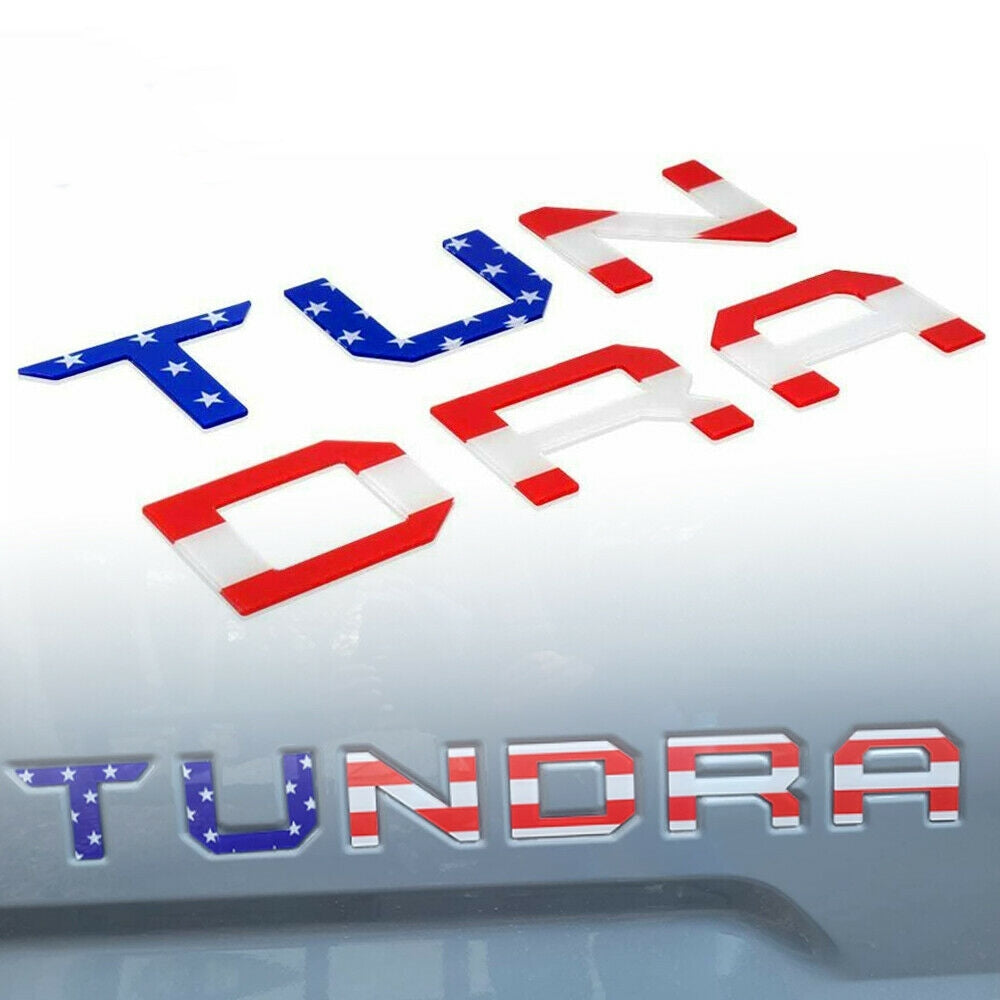 Tundra tailgate insert letters black